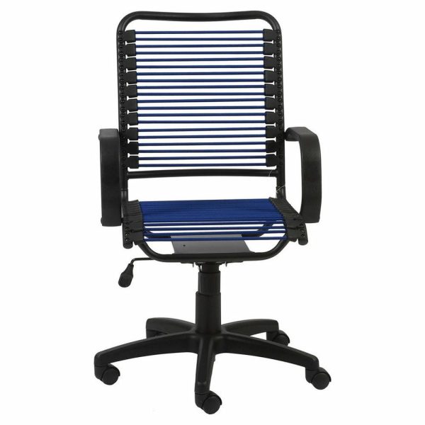 Office Chairs |   Bradley Bungie Office Chair, Blue/Graphite Black Furniture Office Chairs