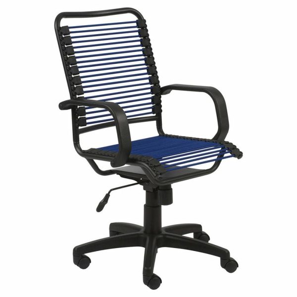 Office Chairs |   Bradley Bungie Office Chair, Blue/Graphite Black Furniture Office Chairs