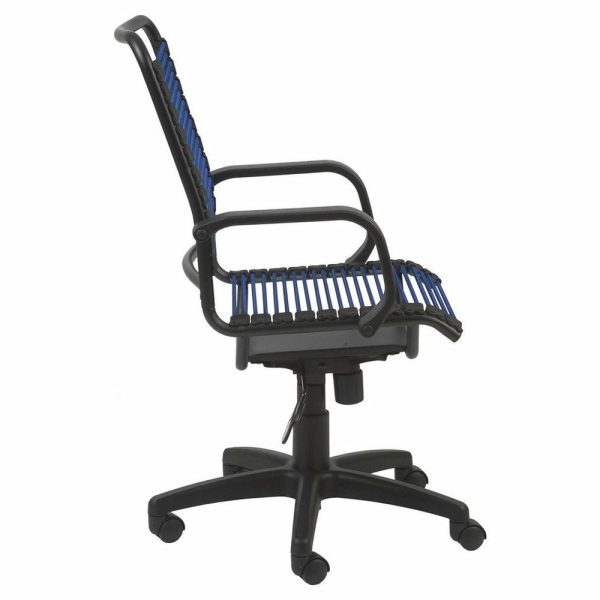 Office Chairs |   Bradley Bungie Office Chair, Blue/Graphite Black Furniture Office Chairs