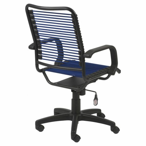 Office Chairs |   Bradley Bungie Office Chair, Blue/Graphite Black Furniture Office Chairs