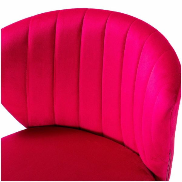 Office Chairs |   Swivel Task Chair With Tufted Back, Fushia Furniture Office Chairs