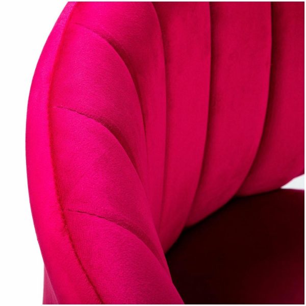 Office Chairs |   Swivel Task Chair With Tufted Back, Fushia Furniture Office Chairs