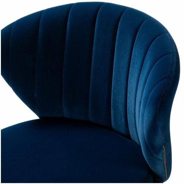 Office Chairs |   Swivel Task Chair With Tufted Back, Navy Furniture Office Chairs