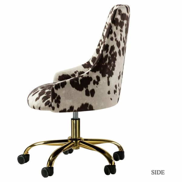 Office Chairs |   Task Chair, Cowhide Furniture Office Chairs