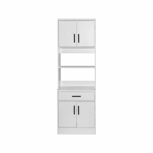 Pantry Cabinets |   Better Home Products Shelby Tall Wooden Kitchen Pantry, White Furniture Pantry Cabinets