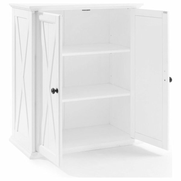 Pantry Cabinets |   Clifton Stackable Pantry Distressed White Furniture Pantry Cabinets