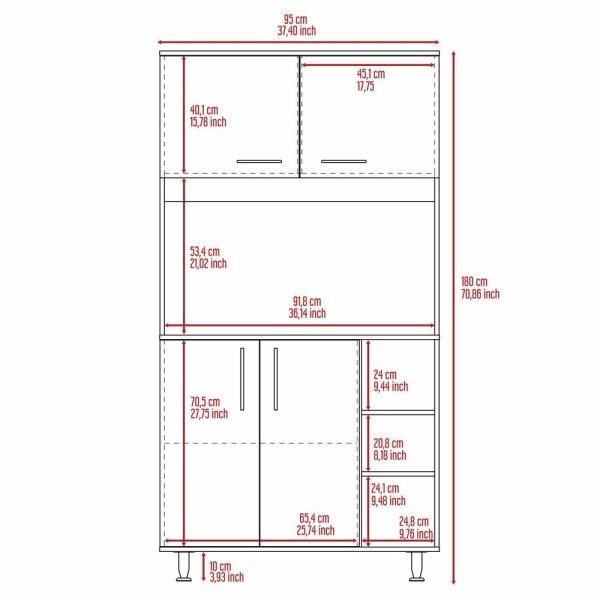 Pantry Cabinets |   Depot E-Shop Malta Kitchen Pantry, Pine Furniture Pantry Cabinets