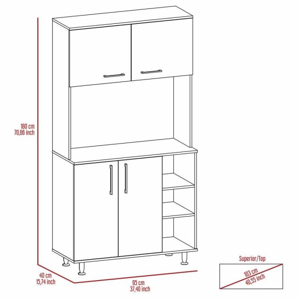 Pantry Cabinets |   Depot E-Shop Malta Kitchen Pantry, Pine Furniture Pantry Cabinets