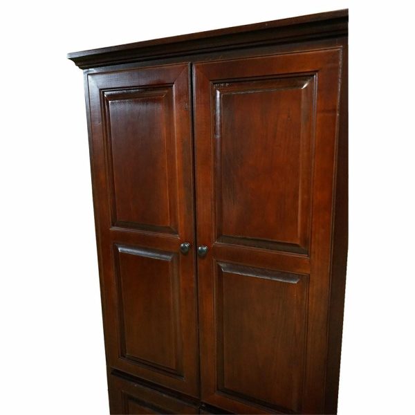 Pantry Cabinets |   Double Wide Kitchen Pantry Cabinet, Concord Cherry Furniture Pantry Cabinets