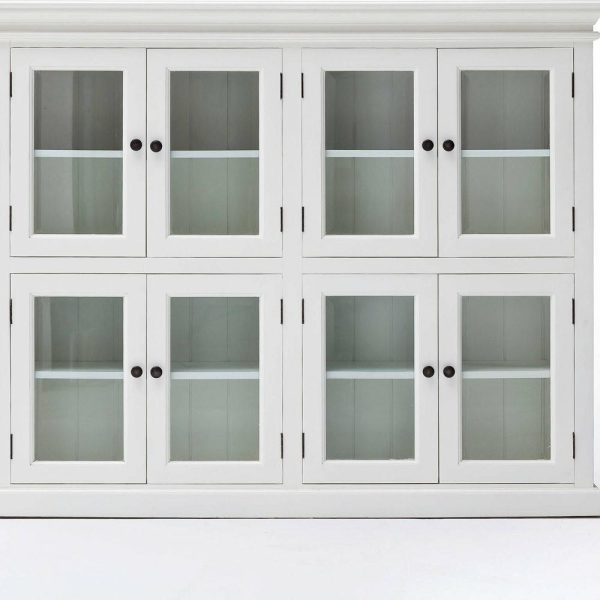 Pantry Cabinets |   Halifax 8-Door Pantry, Pure White Furniture Pantry Cabinets