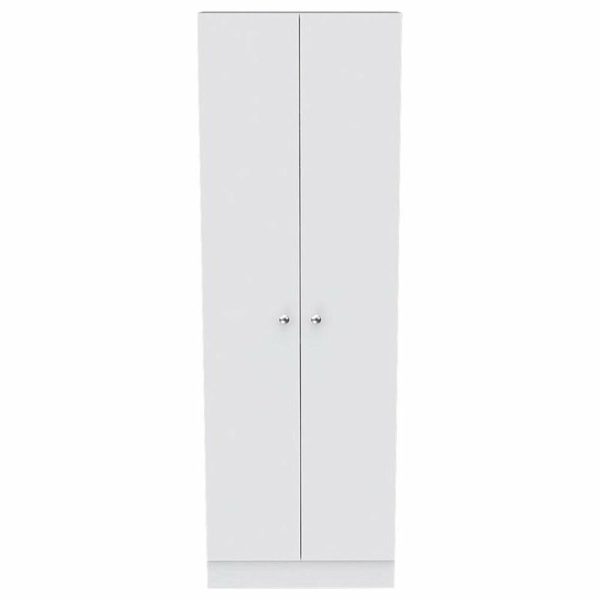 Pantry Cabinets |   Pemberly Row 70″ Modern Engineered Wood Storage Pantry Cabinet In White Furniture Pantry Cabinets