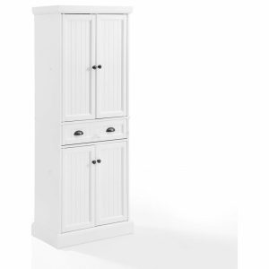 Pantry Cabinets |   Shoreline Pantry White Furniture Pantry Cabinets