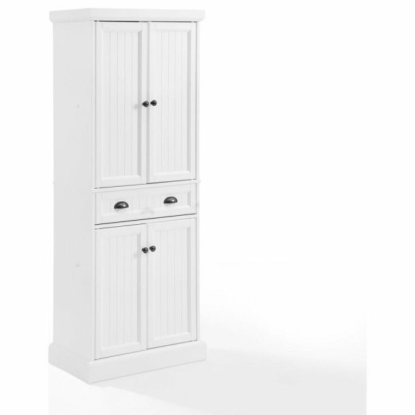 Pantry Cabinets |   Shoreline Pantry White Furniture Pantry Cabinets