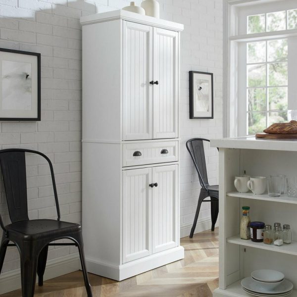 Pantry Cabinets |   Shoreline Pantry White Furniture Pantry Cabinets