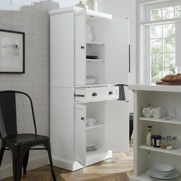 Pantry Cabinets |   Shoreline Pantry White Furniture Pantry Cabinets