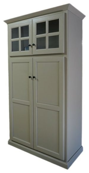 Pantry Cabinets |   Traditional Pantry With Upper Cabinet Storage, Summer Sage Furniture Pantry Cabinets