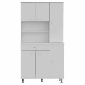 Pantry Cabinets |   White Pantry Cabinet With Multiple Storage Shelves Furniture Pantry Cabinets