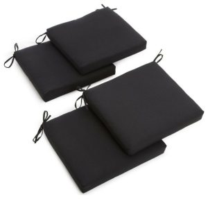 Seat Cushions |   20-Inch By 19-Inch Twill Chair Cushion (Set Of Four) Furniture Seat Cushions