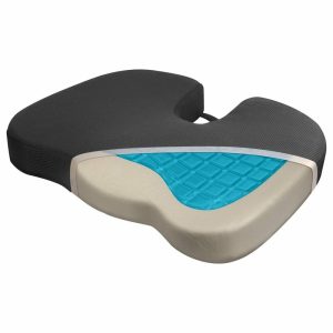 Seat Cushions |   Relaxfusion Memory + Gel Coccyx Cushion Furniture Seat Cushions