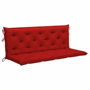 Seat Cushions |   Vidaxl Cushion For Swing Chair Red 59.1″ Fabric Furniture Seat Cushions