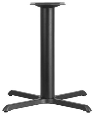 Table Tops & Bases |   33”X33” Restaurant Table X-Base With 4” Diameter Table Height Column Furniture Table Tops & Bases