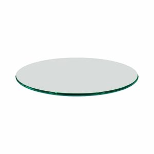 Table Tops & Bases |   42 Round Glass Table Top, 1/2 Thick, Ogee Tempered Furniture Table Tops & Bases