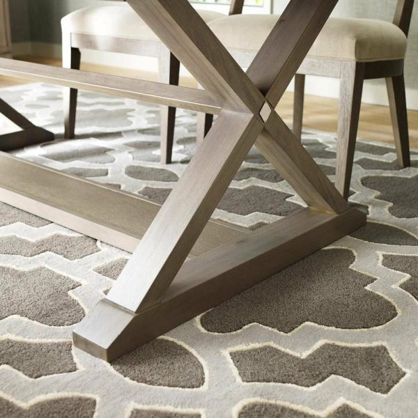 Table Tops & Bases |   Highline Trestle Table, Base, Greige Furniture Table Tops & Bases