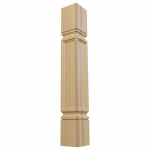 Table Tops & Bases |   Kent Raised Panel Cabinet Column, 5″W X 5″D X 35 1/2″H, Cherry Furniture Table Tops & Bases