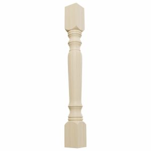 Table Tops & Bases |   Legacy Tapered Cabinet Column, Rubberwood, 3 3/4″W X 3 3/4″D X 35 1/2″H Furniture Table Tops & Bases