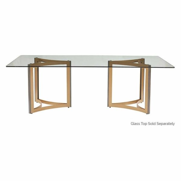 Table Tops & Bases |   Mendoza Dining Table Base, Set Of 2, Gold Furniture Table Tops & Bases