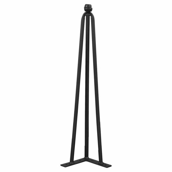 Table Tops & Bases |   Serenta Hairpin Metal Table Legs, 4-Piece Set, Black, 19″ Furniture Table Tops & Bases