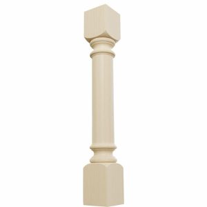 Table Tops & Bases |   Traditional Cabinet Column, Rubberwood, 5″W X 5″D X 35 1/2″H Furniture Table Tops & Bases