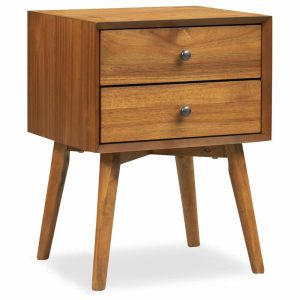 Nightstands And Bedside Tables |   Edgemod Dorsey Nightstand, Light Brown Bedroom Nightstands And Bedside Tables