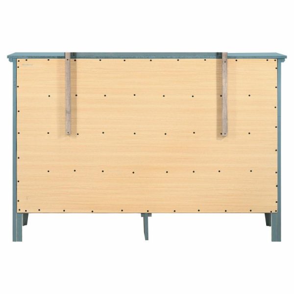 Dressers And Chests |   Hammond 8-Drawer Double Dresser 39 In. X 18 In. X 58 In., Teal Bedroom Dressers And Chests