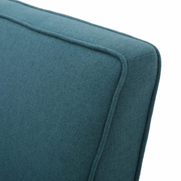 Sofas & Sectionals |   Gdf Studio Charlotte Modern Simple Elegant Fabric Loveseat, Dark Teal Furniture Sofas & Sectionals